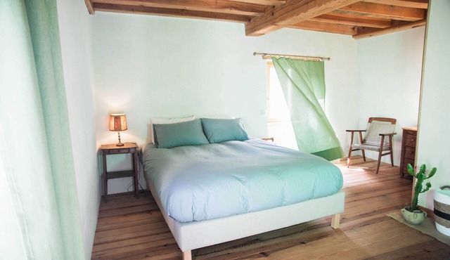 Chambre Avec vue mer Dans L'éco-lodge de Carbonaccio