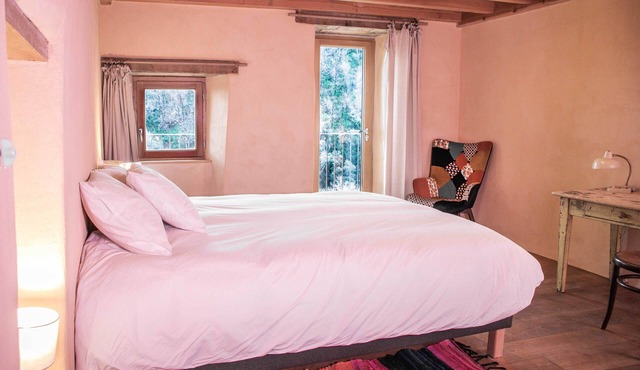 Chambre Avec vue mer Dans L'éco-lodge de Carbonaccio