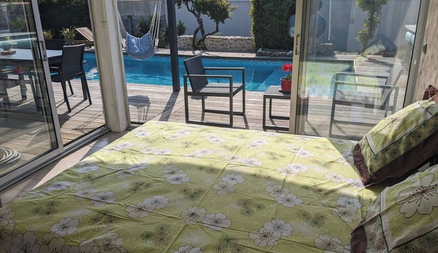 Chambre Avec vue sur la Piscine