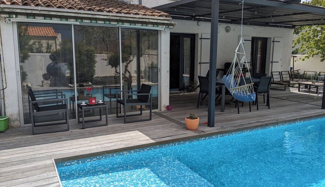 Chambre Avec vue sur la Piscine