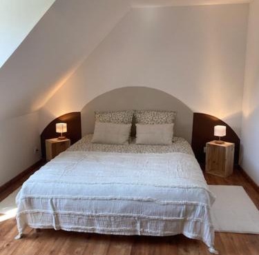 Chambre campagne et salle de bain privée