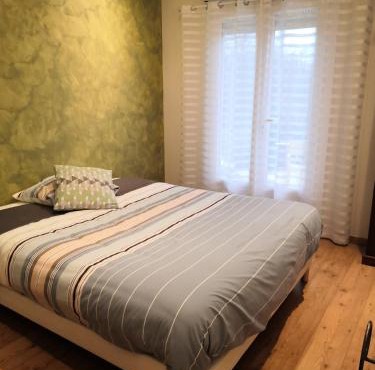 Chambre dans un écrin de verdure