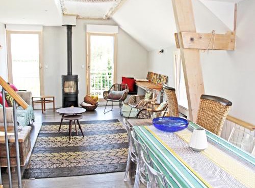 Chambre double Minquiers dans une maison, au calme sur le GR223