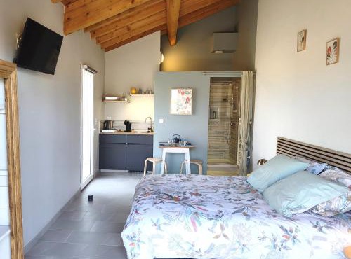 Chambre indépendante, sdb privée