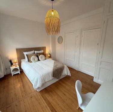 Chambre La Dune - Villa Les Embruns à 5 min à pied de Nausicaa, plage, centre ville - Côte d'Opale