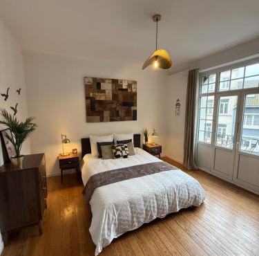 Chambre Le Phare - Villa Les Embruns - à 5min à pied de Nausicaa, plage, centre Ville - Côte d'Opale