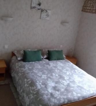 Chambre lit double, Salon, cuisine, jardin