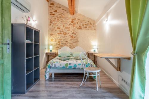 Chambre Olive Verte