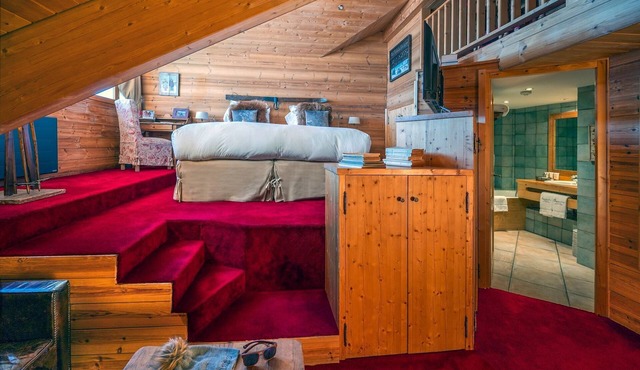 Chambre prestige avec vue sur le massif d'Oisans