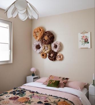 Chambre privée cosy avec espace bureau