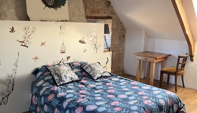 Chambre rose des champs