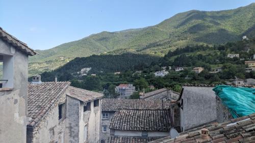 chambre salle de bain privée,terrasse avec vue
