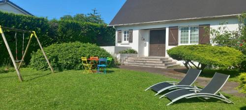 Chambre spacieuse avec jardin