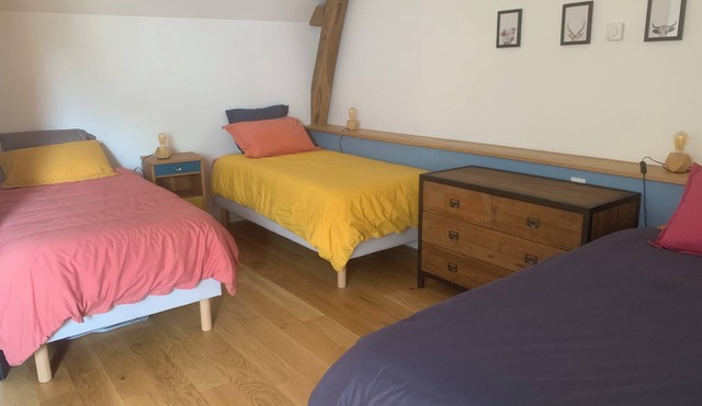 Chambre Spacieuse au Coeur de la Nature Mayennaise