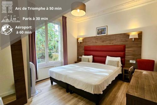 Chambre style hôtelière dans logement partagé, Le Pepsy Paris & Stade de France