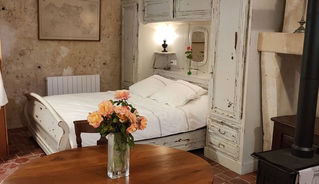 Chambre Troglodyte 26m² Proche des Chateaux de la Loire des Circuits a Velo