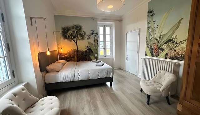 Chambre Tropicale au Château du Serpolet