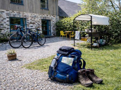 Chambre twin Casquets dans une maison, idéale randonneurs et cyclistes - GR223