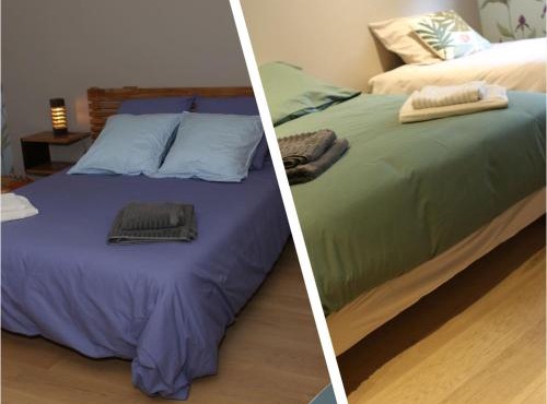 Chambres avec salle de bain et petit déjeuner chez JP&Josy