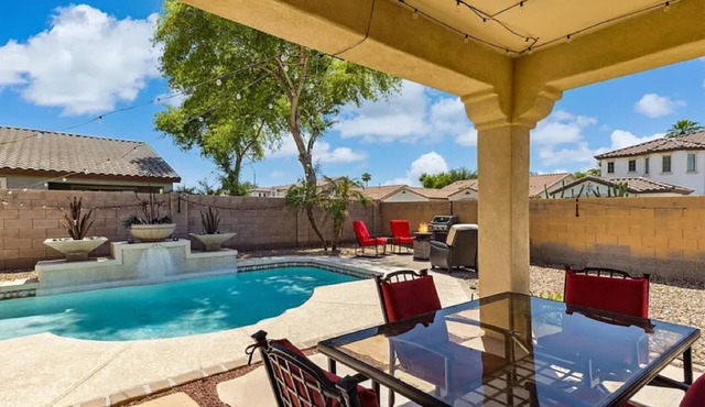 Chandler Getaway: 3BR 2BA, Heated Pool, Pool Table, Bikes, BBQ Grill, & More