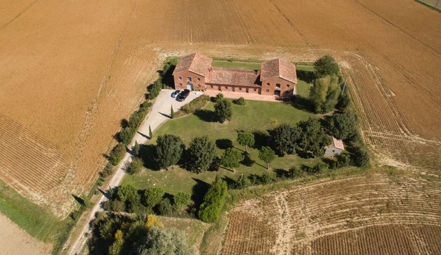Character house with indoor pool