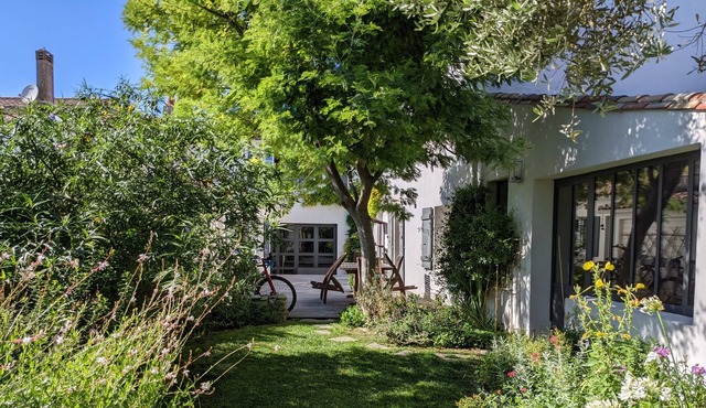 Character house with terrace and garden