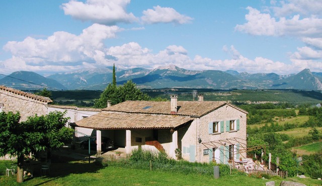 Character house with terraces, garden, views and peaceful mountain setting
