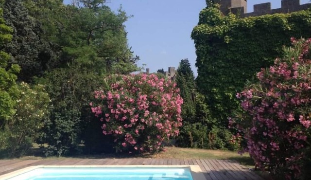 Character house at the foot of the city