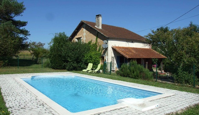 Character house, with private salt water pool & views over the countryside.