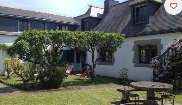 Character house with fruit garden