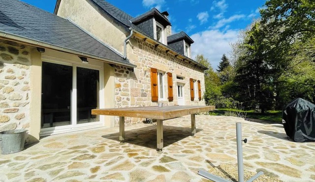 Character house with pétanque court