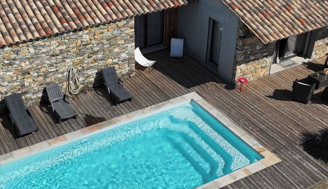 Character stone villa, private pool