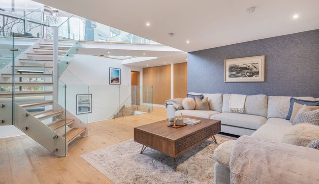 Charcoal House, luxury home with private outdoor spa.