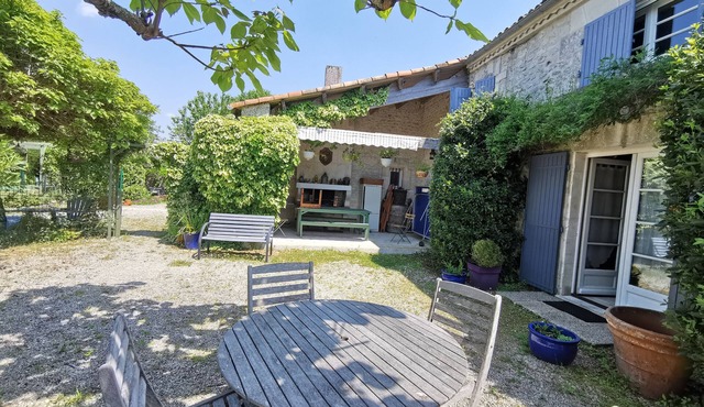 Charentaise farmhouse offering a charming vacation cottage