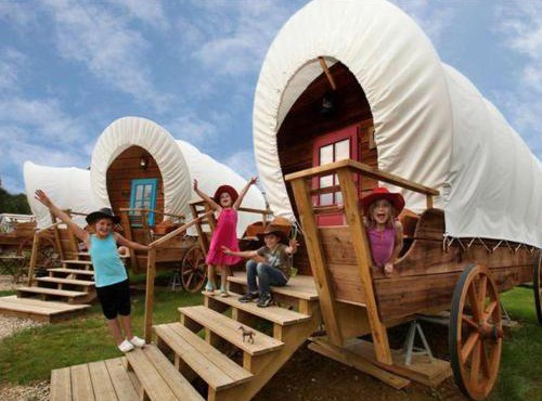 Chariot de Pionnier avec Terrasse - Pour 5 personnes - API-1-52-1489