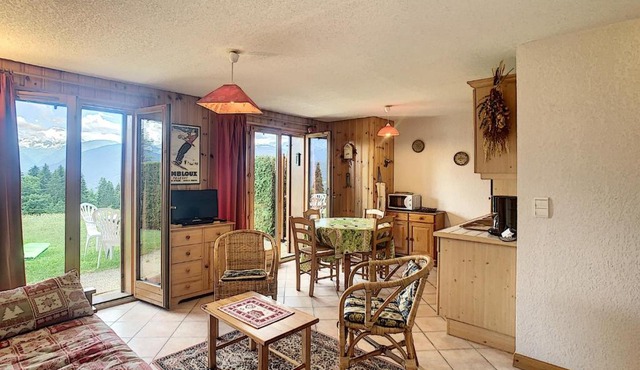 Charmant 2 pièces cabine avec jardin, près de Combloux - FR-1-560-33