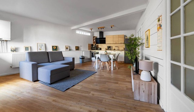 Charmant 3 pièces centre refait à neuf avec jardin