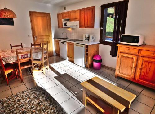 Charmant appartement 6 pers, 38m², proche télécabines, centre et loisirs, sud, terrasse - FR-1-458-118