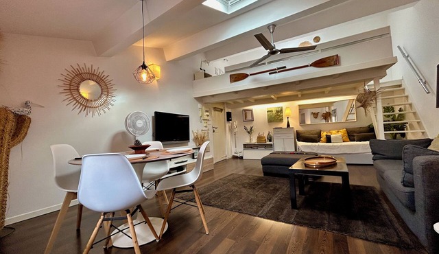 Charmant Appartement Mansardé 45 m2 Plein Centre