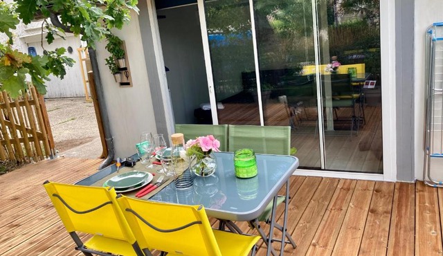 Charmant chalet avec une grande terrasse au Pyla