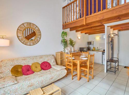 Charmant duplex avec piscine collective et animaux admis à Barbotan - FR-1-841-39