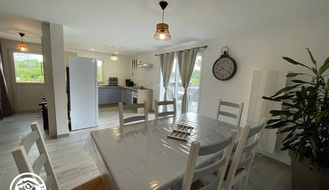 "Charmant gîte en campagne, proche plages et Passage du Gois, avec terrasse et jardin"