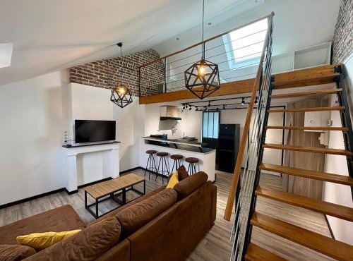 Charmant Loft 4 pers Au centre Douai Netflix