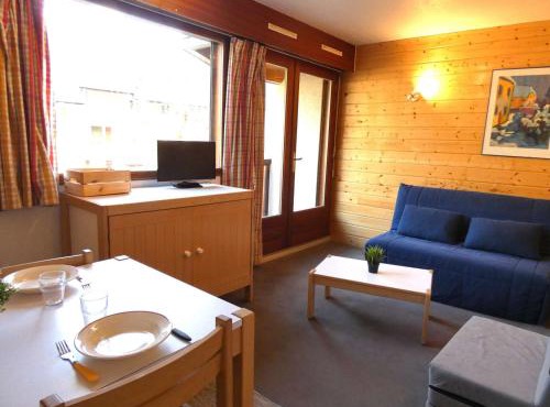 Charmant studio à 1er étage, 4 pers., balcon, salle fitness, park, ski, jacuzzi - St Lary Soulan - FR-1-457-252