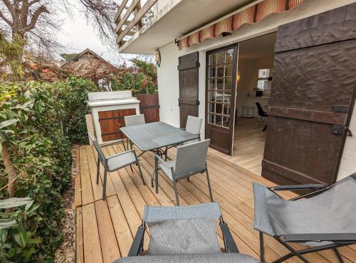 Charmant Studio Cabine avec Grande Terrasse et Proximité Plage à Arcachon - FR-1-420-125