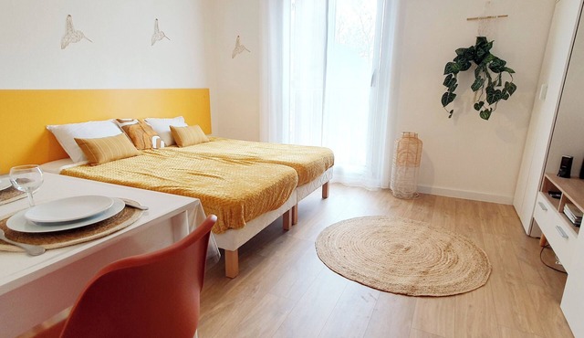 Charmant Studio vue Montagne Proche Ville et Thermes