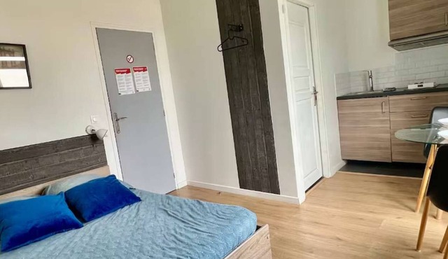 Charmant studio terrasse en centre-ville