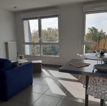 Charmant studio vue dégagée à 300m de la plage