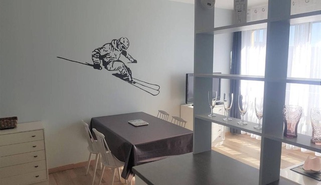 Charmant T2 avec coin cabine, parking et casier à skis - Bolquère - FR-1-592-38