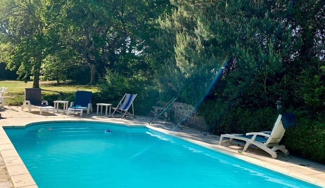 Charmante longère avec jardin clos et piscine, idéal pour familles et amis - Faverolles, Eure-et-Loir - FR-1-581-101